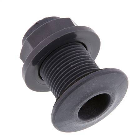Schroefaansluiting Voor Aftapkranen G3/4'' DN29.5 Schotdoorvoer Polypropyleen (PP) EPDM 10bar FDA