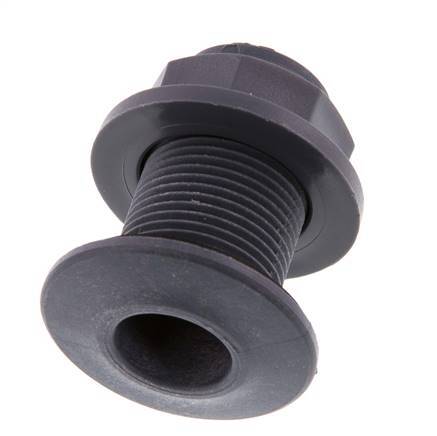 Schroefaansluiting Voor Aftapkranen G3/4'' DN29.5 Schotdoorvoer Polypropyleen (PP) EPDM 10bar FDA