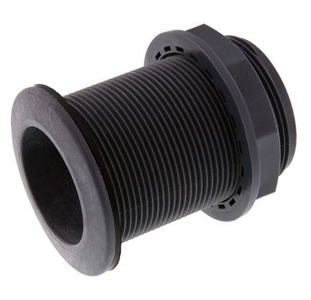 Schroefaansluiting Voor Aftapkranen G2'' DN45.5 Schotdoorvoer Polypropyleen (PP) EPDM 10bar FDA