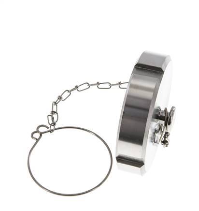 Blindwartel Rd78 X 1/6'' DN 50 RVS 1.4301 NBR DIN 11851 FDA 21 met Ketting