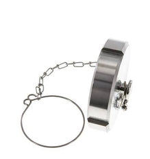 Blindwartel Rd78 X 1/6'' DN 50 RVS 1.4301 NBR DIN 11851 FDA 21 met Ketting