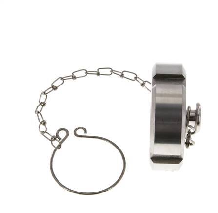 Blindwartel Rd58 X 1/6'' DN 32 RVS 1.4301 NBR DIN 11851 FDA 21 met Ketting