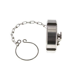 Blindwartel Rd58 X 1/6'' DN 32 RVS 1.4301 NBR DIN 11851 FDA 21 met Ketting