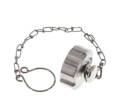 Blindwartel Rd34 X 1/8'' DN 15 RVS 1.4404 NBR DIN 11851 FDA 21 met Ketting