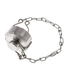 Blindwartel Rd34 X 1/8'' DN 15 RVS 1.4404 NBR DIN 11851 FDA 21 met Ketting