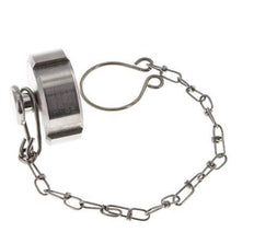 Blindwartel Rd34 X 1/8'' DN 15 RVS 1.4404 NBR DIN 11851 FDA 21 met Ketting