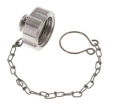 Blindwartel Rd34 X 1/8'' DN 15 RVS 1.4404 NBR DIN 11851 FDA 21 met Ketting