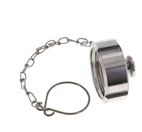 Blindwartel Rd44 X 1/6'' DN 20 RVS 1.4404 NBR DIN 11851 FDA 21 met Ketting
