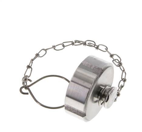Blindwartel Rd44 X 1/6'' DN 20 RVS 1.4404 NBR DIN 11851 FDA 21 met Ketting