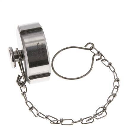 Blindwartel Rd44 X 1/6'' DN 20 RVS 1.4404 NBR DIN 11851 FDA 21 met Ketting