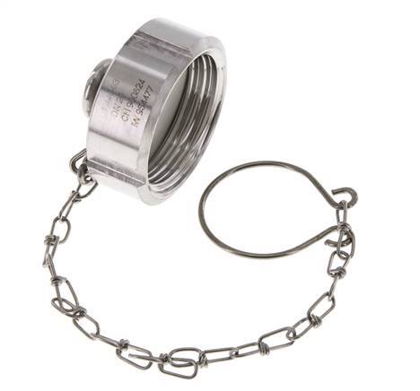 Blindwartel Rd44 X 1/6'' DN 20 RVS 1.4404 NBR DIN 11851 FDA 21 met Ketting