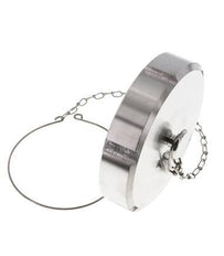 Blindwartel Rd110 X 1/4'' DN 80 RVS 1.4301 NBR DIN 11851 FDA 21 met Ketting