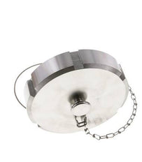 Blindwartel Rd110 X 1/4'' DN 80 RVS 1.4301 NBR DIN 11851 FDA 21 met Ketting