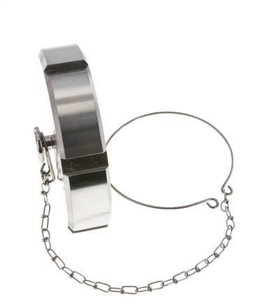 Blindwartel Rd110 X 1/4'' DN 80 RVS 1.4301 NBR DIN 11851 FDA 21 met Ketting