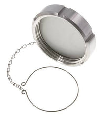 Blindwartel Rd110 X 1/4'' DN 80 RVS 1.4301 NBR DIN 11851 FDA 21 met Ketting
