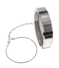 Blindwartel Rd110 X 1/4'' DN 80 RVS 1.4301 NBR DIN 11851 FDA 21 met Ketting