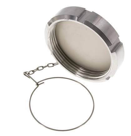 Blindwartel Rd95 X 1/6'' DN 65 RVS 1.4301 NBR DIN 11851 FDA 21 met Ketting