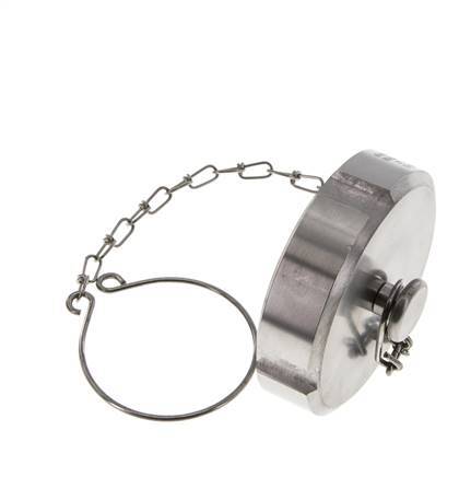 Blindwartel Rd65 X 1/6'' DN 40 RVS 1.4404 NBR DIN 11851 FDA 21 met Ketting