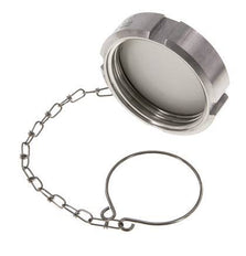 Blindwartel Rd65 X 1/6'' DN 40 RVS 1.4404 NBR DIN 11851 FDA 21 met Ketting