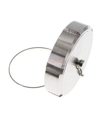 Blindwartel Rd110 X 1/4'' DN 80 RVS 1.4404 NBR DIN 11851 FDA 21 met Ketting