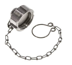 Blindwartel Rd34 X 1/8'' DN 15 RVS 1.4301 NBR DIN 11851 FDA 21 met Ketting