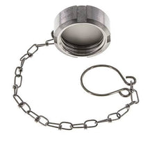 Blindwartel Rd34 X 1/8'' DN 15 RVS 1.4301 NBR DIN 11851 FDA 21 met Ketting