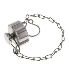 Blindwartel Rd28 X 1/8'' DN 10 RVS 1.4301 NBR DIN 11851 FDA 21 met Ketting