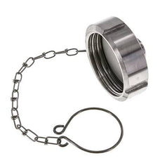 Cap Nut Rd52 X 1/6'' DN 25 Stainless Steel 1.4404 NBR DIN 11851 FDA 21 with Chain