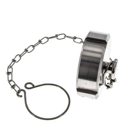 Blindwartel Rd52 X 1/6'' DN 25 RVS 1.4404 NBR DIN 11851 FDA 21 met Ketting