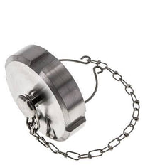 Blindwartel Rd65 X 1/6'' DN 40 RVS 1.4301 NBR DIN 11851 FDA 21 met Ketting