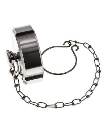 Blindwartel Rd52 X 1/6'' DN 25 RVS 1.4301 NBR DIN 11851 FDA 21 met Ketting