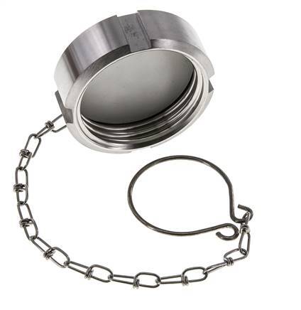 Blindwartel Rd52 X 1/6'' DN 25 RVS 1.4301 NBR DIN 11851 FDA 21 met Ketting