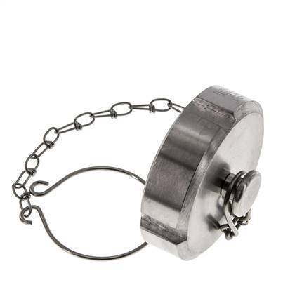 Blindwartel Rd58 X 1/6'' DN 32 RVS 1.4404 NBR DIN 11851 FDA 21 met Ketting