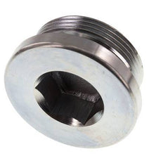 Plug M42 X 2 Staal NBR met binnenzeskant 250 bar (3512.5psi)