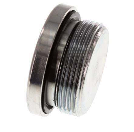 Plug M42 X 2 Staal NBR met binnenzeskant 250 bar (3512.5psi)