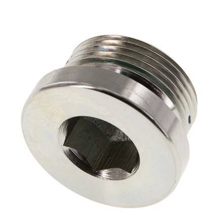 Plug M33 X 2 Staal FKM met binnenzeskant 400 bar (5620.0psi)