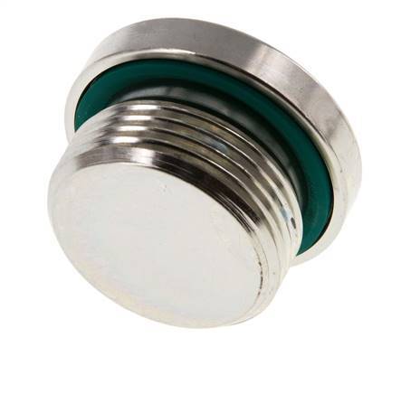 Plug M33 X 2 Staal FKM met binnenzeskant 400 bar (5620.0psi)