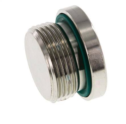 Plug M33 X 2 Staal FKM met binnenzeskant 400 bar (5620.0psi)