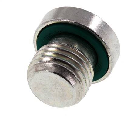 Plug M14 X 1.5 Steel FKM with Internal Hex 400bar (5620.0psi) [2 Pieces]