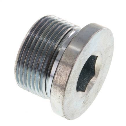 Plug M26 X 1.5 Staal NBR met binnenzeskant 400bar (5620.0psi)