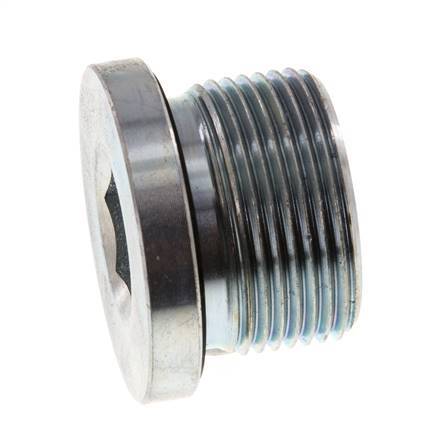 Plug M26 X 1.5 Staal NBR met binnenzeskant 400bar (5620.0psi)