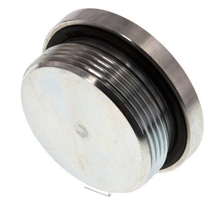 Plug M48 X 2 Staal NBR met binnenzeskant 250 bar (3512.5psi)