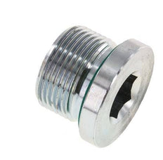 Plug M24 X 1.5 Staal FKM met binnenzeskant 400 bar (5620.0psi)