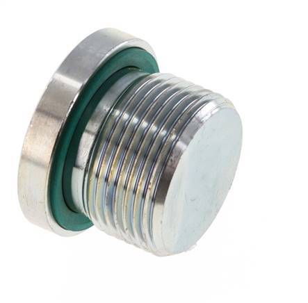 Plug M24 X 1.5 Staal FKM met binnenzeskant 400 bar (5620.0psi)
