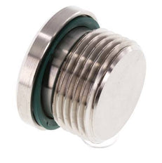 Plug M27 X 2 RVS FKM met binnenzeskant 400 bar (5620.0psi)