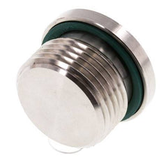 Plug M27 X 2 RVS FKM met binnenzeskant 400 bar (5620.0psi)