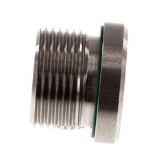 Plug M22 X 1.5 RVS FKM met binnenzeskant 400 bar (5620.0psi)