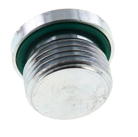 Plug M27 X 2 Staal FKM met binnenzeskant 400 bar (5620.0psi)