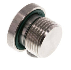 Plug M20 X 1.5 RVS FKM met binnenzeskant 400bar (5620.0psi)
