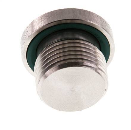 Plug M20 X 1.5 RVS FKM met binnenzeskant 400bar (5620.0psi)